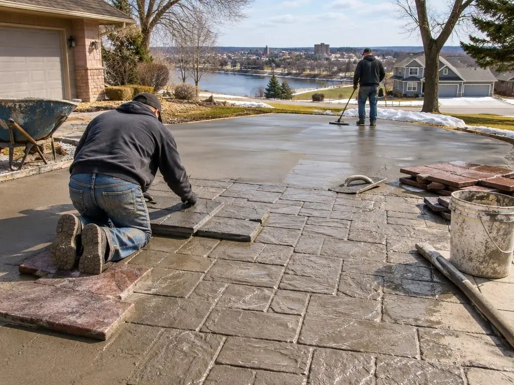 Stamped Concrete in Sioux Falls, SD
